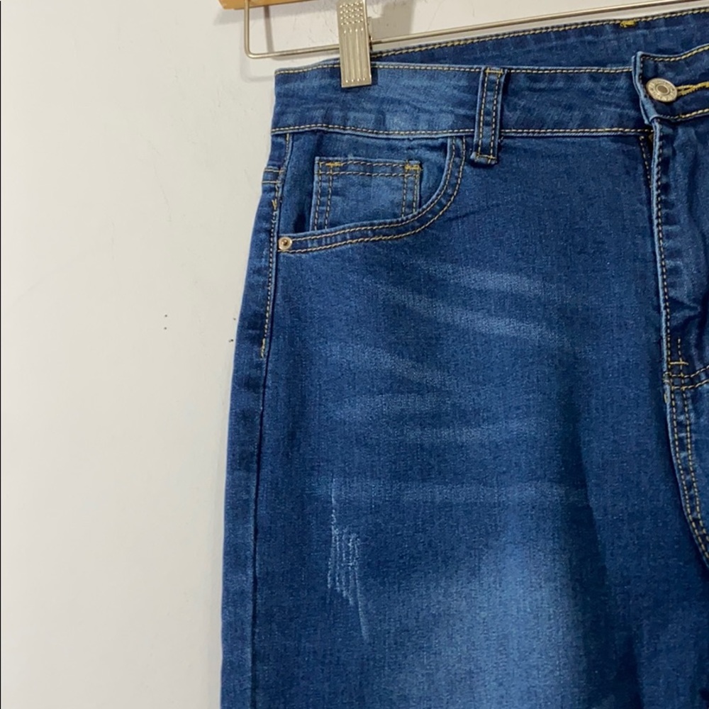 The Coco Brand Bell Bottom Wide Leg Jeans Size L - Picture 7 of 7